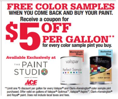 Free Color Samples at Marin Ace
