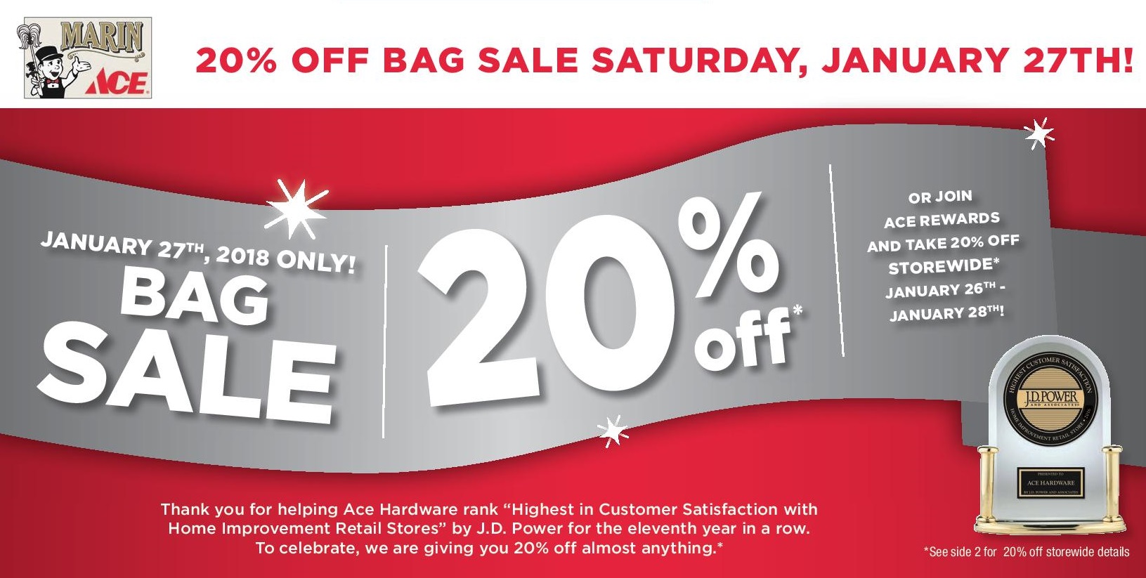 20% off Bag Sale Saturday