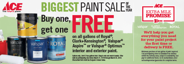 Paint Sale 3/21-26