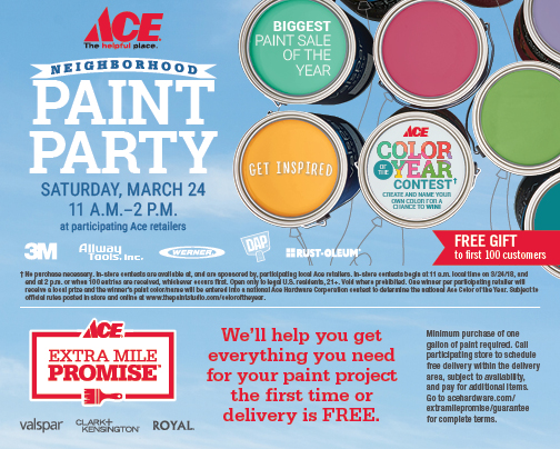 Paint Party Saturday 11-2