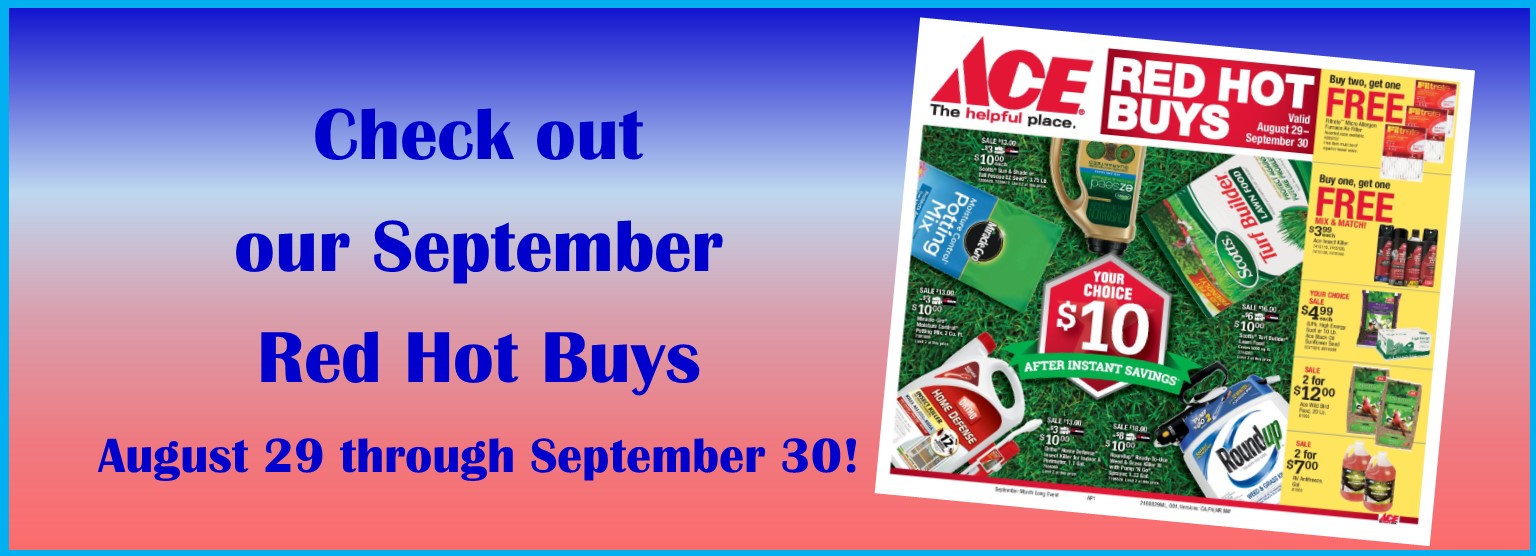 September 2018 Red Hot Buys