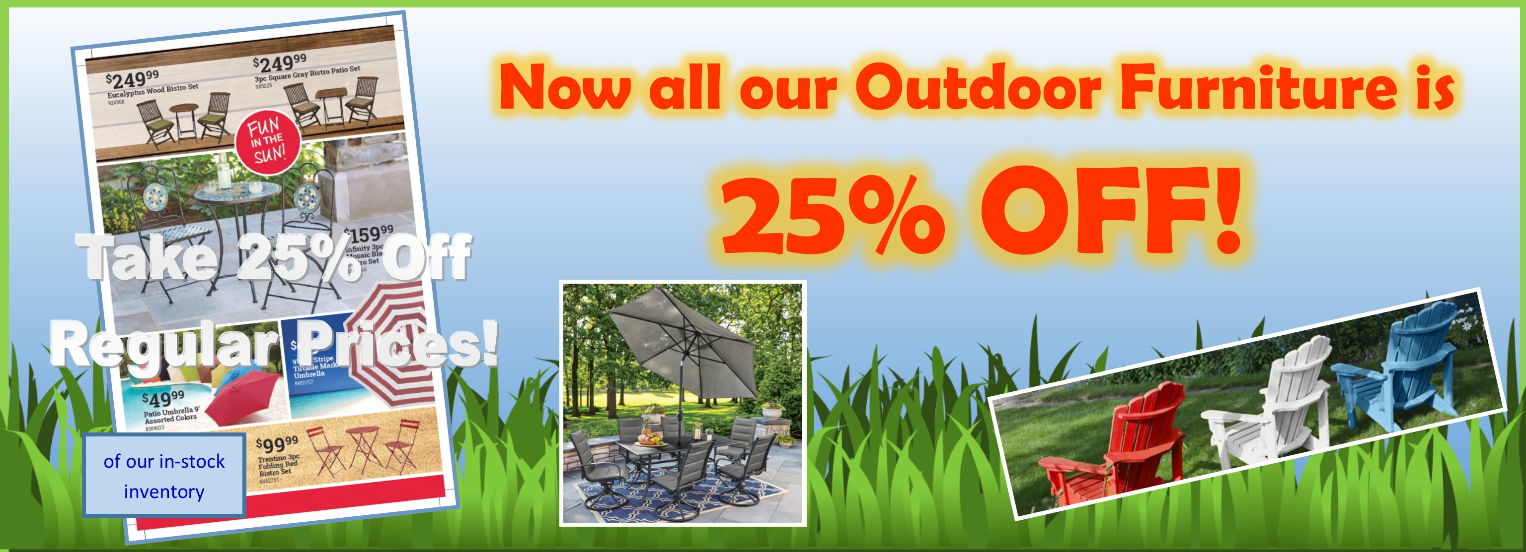 25% off Outdoor