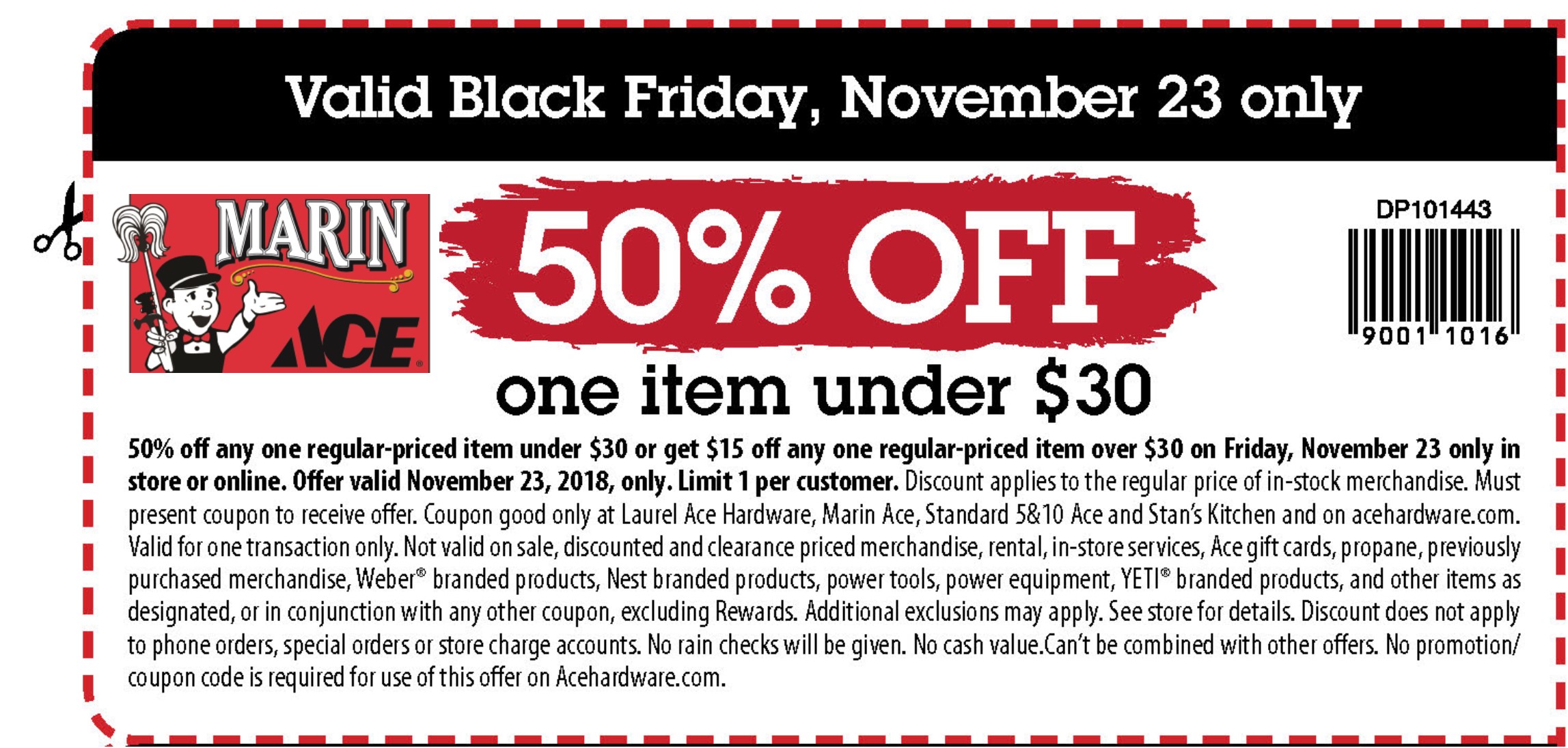 Plaid Friday Marin Coupon