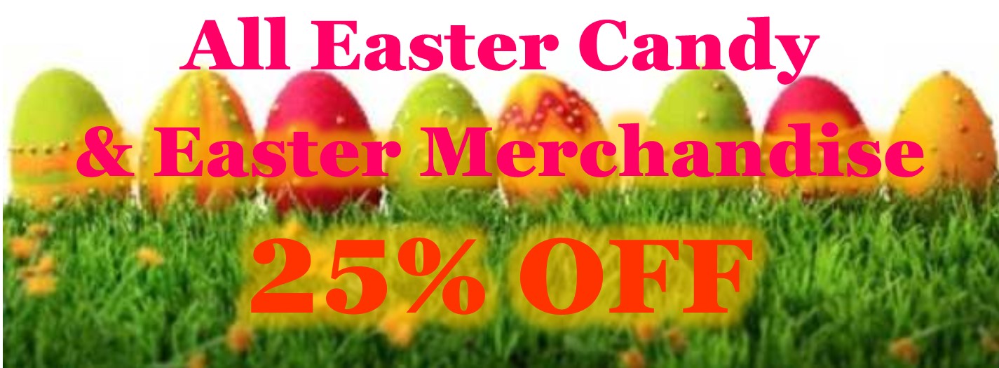 Easter 25% off