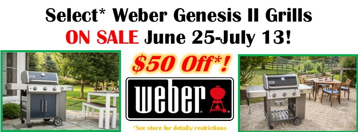 $50 off Weber Genesis II