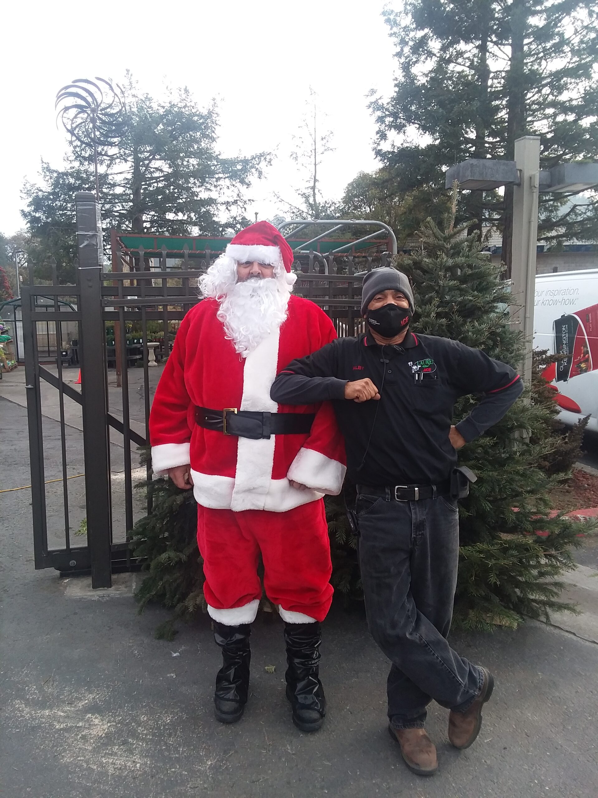 Alby and Santa Claus