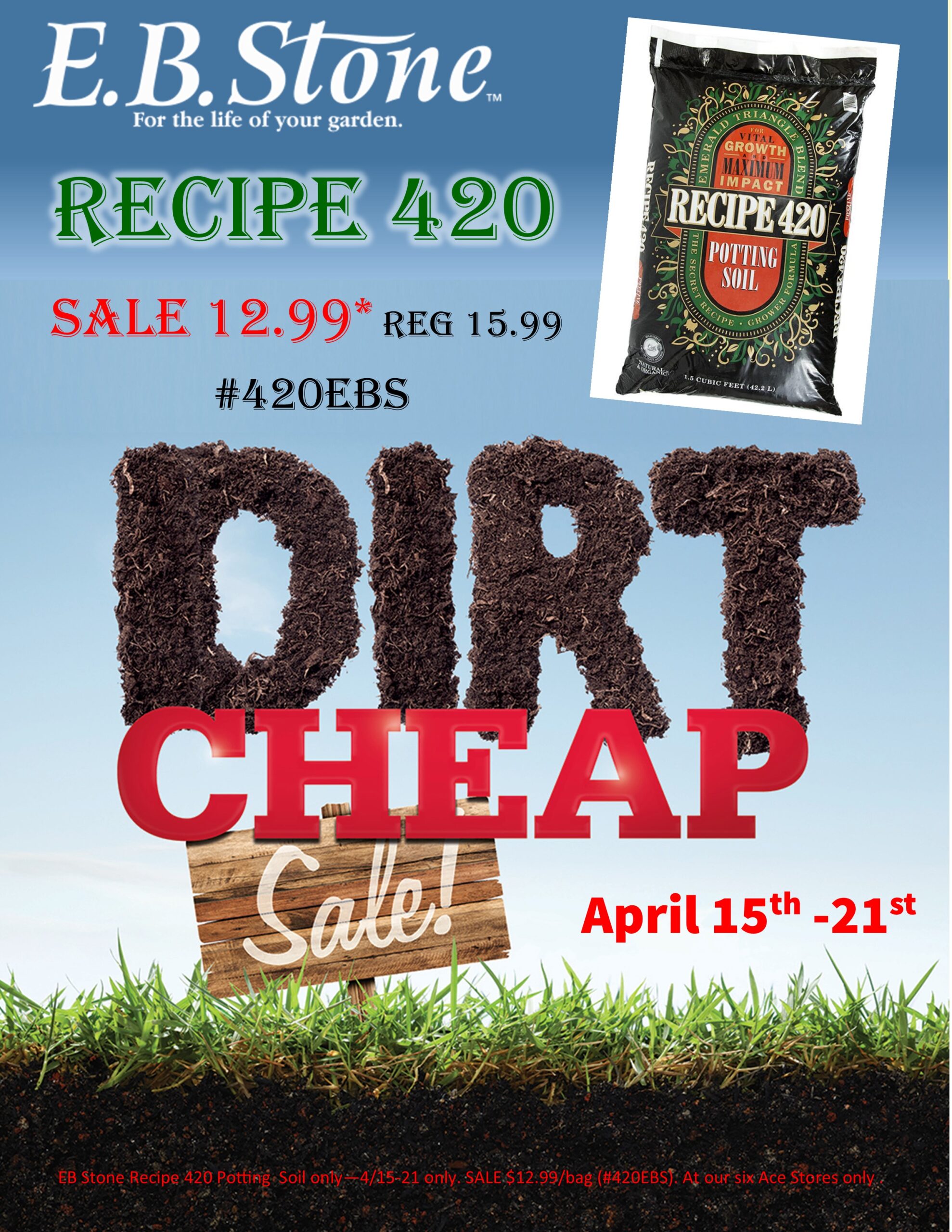 Recipe 420 Sale