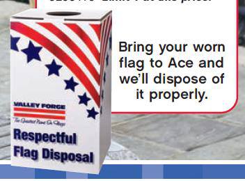 respectful flag disposal